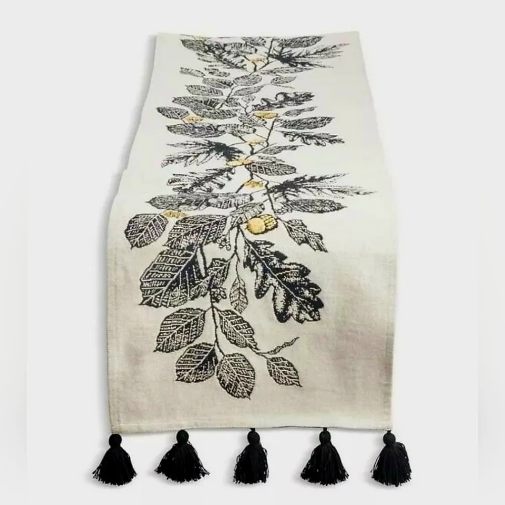 New Thyme & Table Fall Harvest Thanksgiving Halloween Table Runner, 14